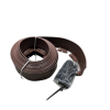 Separador de Jardín Flexible 10 m x 10 cm Marrón con Clavos – Borde Delimitador de Césped y Flores (