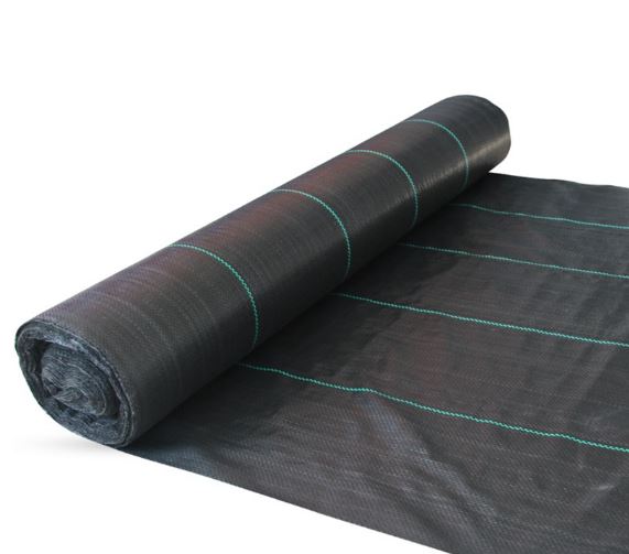 Malla Antimaleza 1,0 x 100 m 90 gsm Negra – Control Ecológico de Malezas